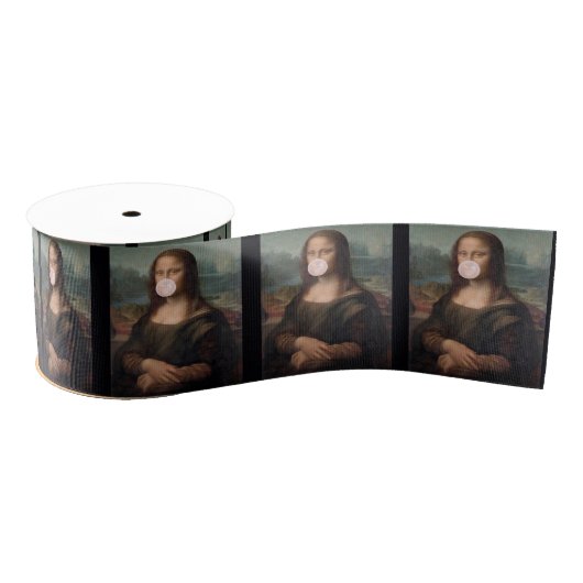 Mona Lisa Bgloeiroze Bubble gom Grosgrain Lint (Spoel)
