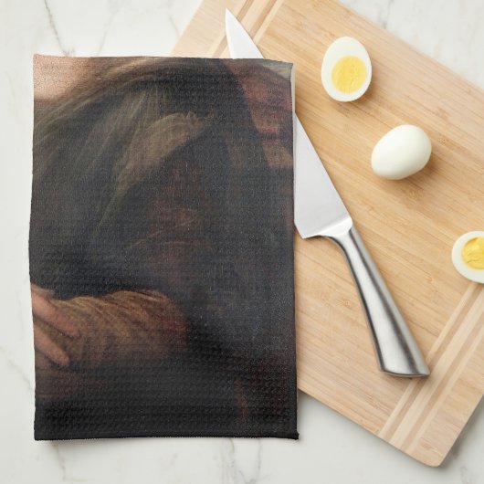 Mona Lisa Bgloeiroze Bubble gom Theedoek (Quarter Fold)