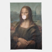 Mona Lisa Bgloeiroze Bubble gom Theedoek (Verticaal)