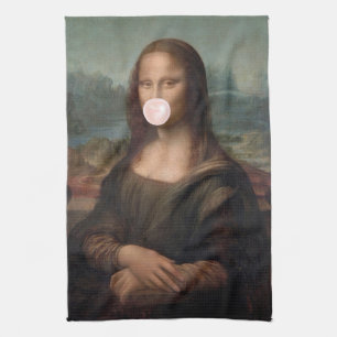 Mona Lisa Bgloeiroze Bubble gom Theedoek