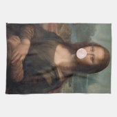 Mona Lisa Bgloeiroze Bubble gom Theedoek (Horizontaal)