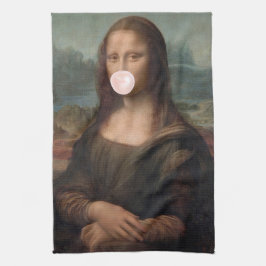 Mona Lisa Bgloeiroze Bubble gom Theedoek