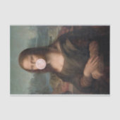 Mona Lisa Bgloeiroze Bubble gom Tissuepapier (Voorkant)