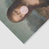 Mona Lisa Bgloeiroze Bubble gom Tissuepapier (Detail)