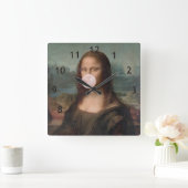 Mona Lisa Bgloeiroze Bubble gom Vierkante Klok (Huis)