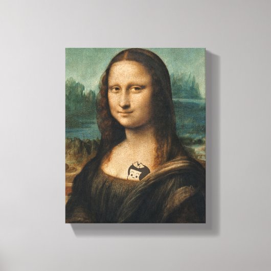 Mona Lisa, bijgewerkte canvas (Voorkant)
