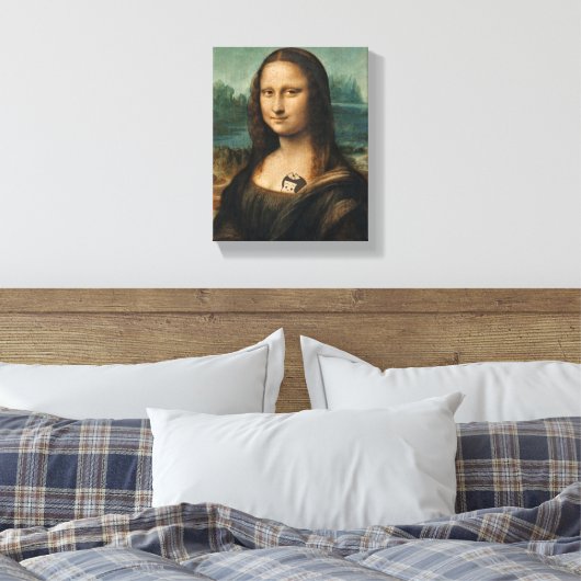 Mona Lisa, bijgewerkte canvas (Insitu (Slaapkamer))