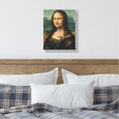 Mona Lisa, bijgewerkte canvas Afdruk (Insitu (Slaapkamer))