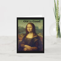 Mona Lisa Birthday-kaart