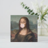 Mona Lisa Blaast Roze Bubble Gum (Staand voorkant)
