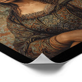 Mona Lisa Black Art Juneteenth Day Black Pride Wom Poster (Hoek)