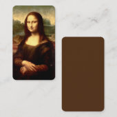 Mona Lisa Bladwijzer Visitekaartje (Voorkant / Achterkant)