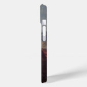 Mona Lisa blazen een grijze kauwgom Case-Mate iPhone Case (Achterkant / Links)