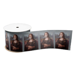 Mona Lisa blazen grijze kauwgom Satijnen Lint