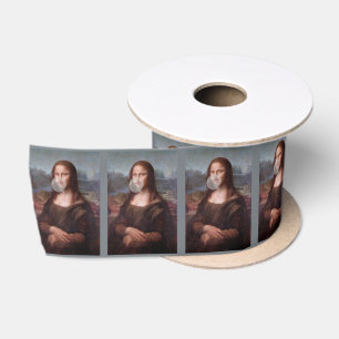 Mona Lisa blazen grijze kauwgom Satijnen Lint