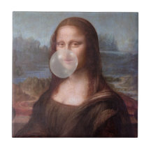 Mona Lisa blazen grijze kauwgom