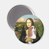 Mona Lisa - Blenheim Cavalier (F) Magneet (Voorkant / Achterkant)