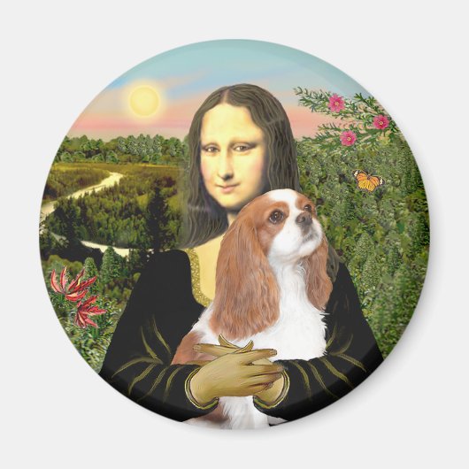 Mona Lisa - Blenheim Cavalier (F) Magneet (Voorkant)
