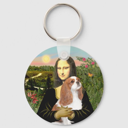 Mona Lisa - Blenheim Cavalier (F) Sleutelhanger (Voorkant)