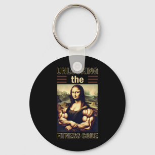 Mona Lisa Bodybuilding Muscle Gym Gewichtheffen Wo Sleutelhanger
