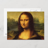 Mona Lisa Briefkaart (Voorkant / Achterkant)