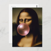 Mona Lisa Briefkaart (Voorkant / Achterkant)