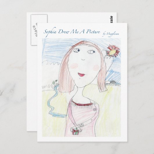 Mona Lisa Briefkaart (Voorkant / Achterkant)