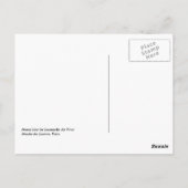 Mona Lisa Briefkaart (Achterkant)