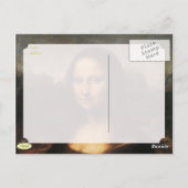 Mona Lisa Briefkaart (Achterkant)