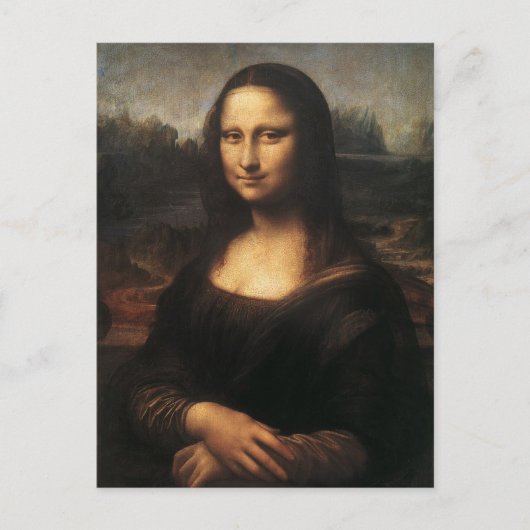 Mona Lisa Briefkaart (Voorkant)