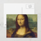 Mona Lisa Briefkaart (Voorkant / Achterkant)