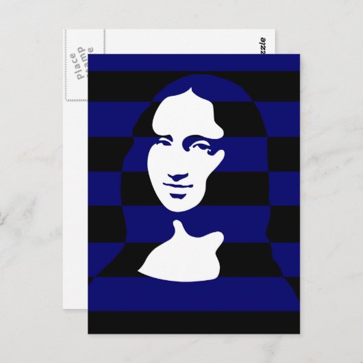 Mona Lisa Briefkaart (Voorkant / Achterkant)