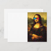 mona lisa briefkaart (Voorkant / Achterkant)