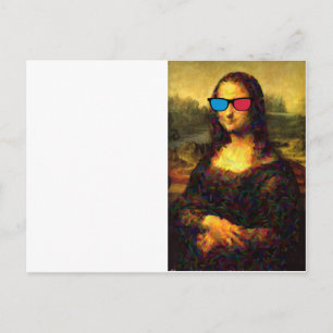 mona lisa briefkaart