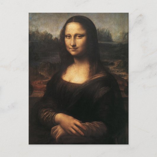 Mona Lisa Briefkaart (Voorkant)