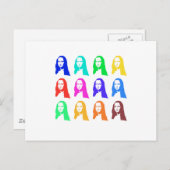 Mona Lisa Briefkaart (Voorkant / Achterkant)