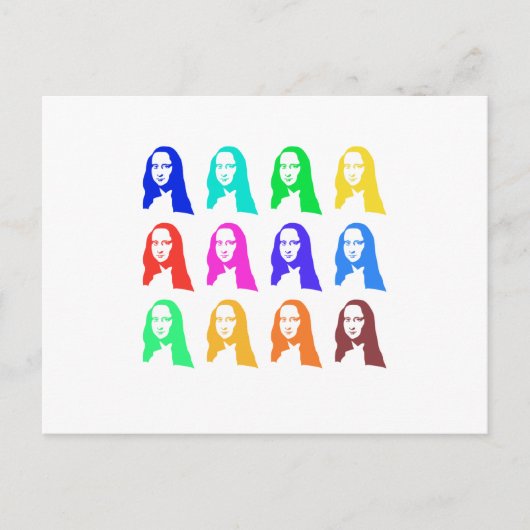 Mona Lisa Briefkaart (Voorkant)