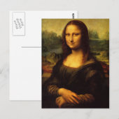 Mona Lisa Briefkaart (Voorkant / Achterkant)