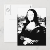 Mona Lisa Briefkaart (Voorkant / Achterkant)