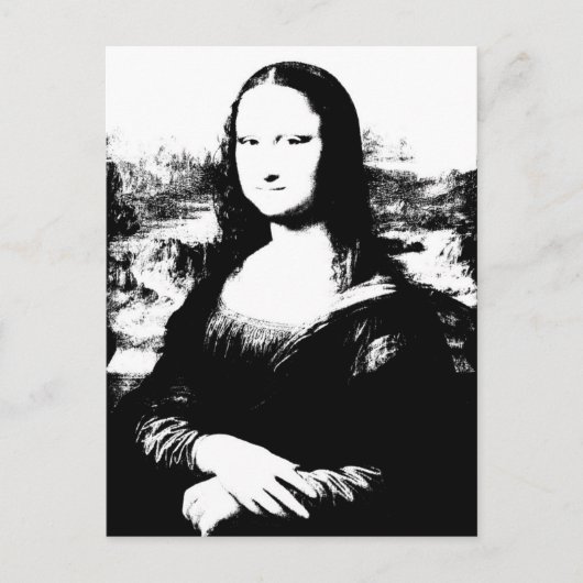 Mona Lisa Briefkaart (Voorkant)