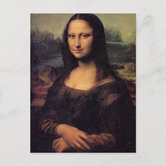 Mona Lisa Briefkaart (Voorkant)