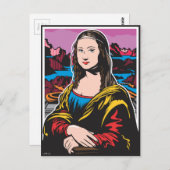 Mona Lisa Briefkaart (Voorkant / Achterkant)