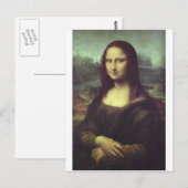 Mona Lisa Briefkaart (Voorkant / Achterkant)