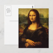 Mona Lisa Briefkaart (Voorkant / Achterkant)