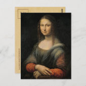 Mona Lisa Briefkaart (Alternatieve versie) (Voorkant / Achterkant)