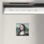 Mona Lisa & Budgies Magneet (Insitu (Vaatwasser))
