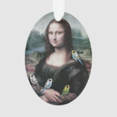 Mona Lisa & Budgies Ornament (achterkant)