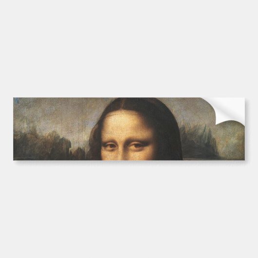 Mona Lisa Bumpersticker (Voorkant)
