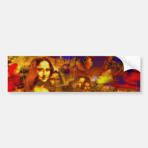 Mona Lisa Bumpersticker
