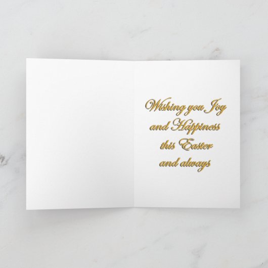 Mona Lisa Bunny Ears Easter Feestdagen Kaart (Binnen)